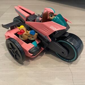 Paw Patrol The Movie Liberty Jr Patrollers Vehicle Mighty Pup Motorcycle Sidecar